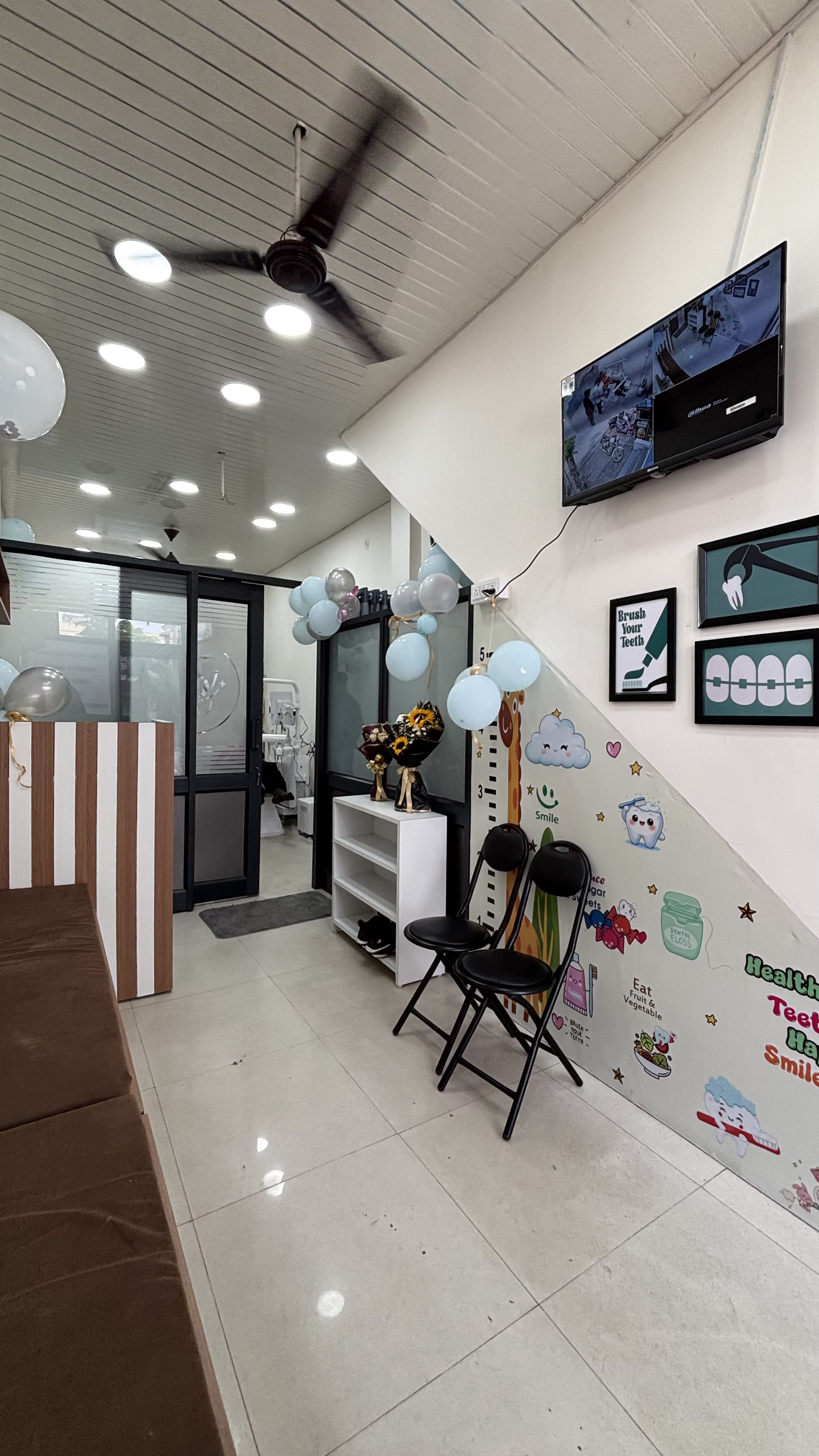 Prime Dental Care reception area in Yamunanagar
